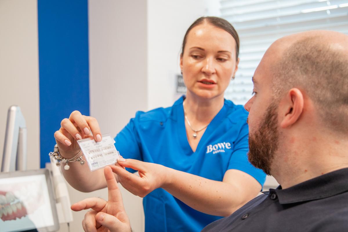 Dr Rybtsova with a patient