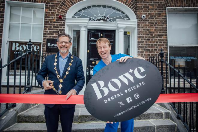 Mayor of Limerick John Moran and Dr Robert Bowe